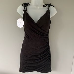 PRINCESS POLLY Black “The Deon Mini Dress”